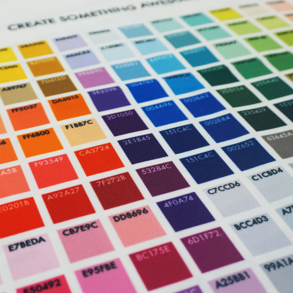 FABX Colour Chart Test Print (30 × 30 cm)