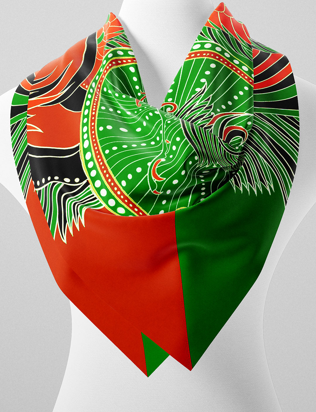 Double Face Silk Twill Scarf 90 (Min. 20pcs)